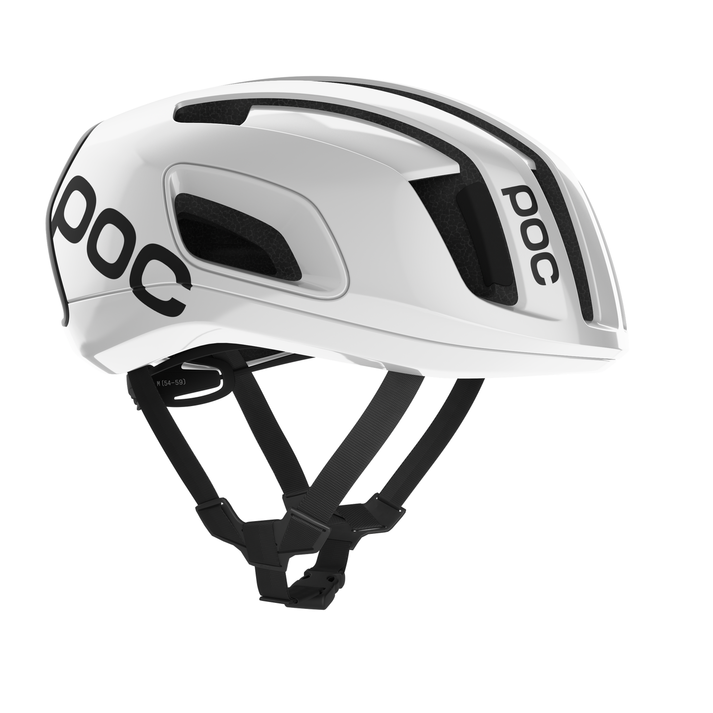 Casco de carretera POC CYTAL MIPS Blanco/Negro Mate