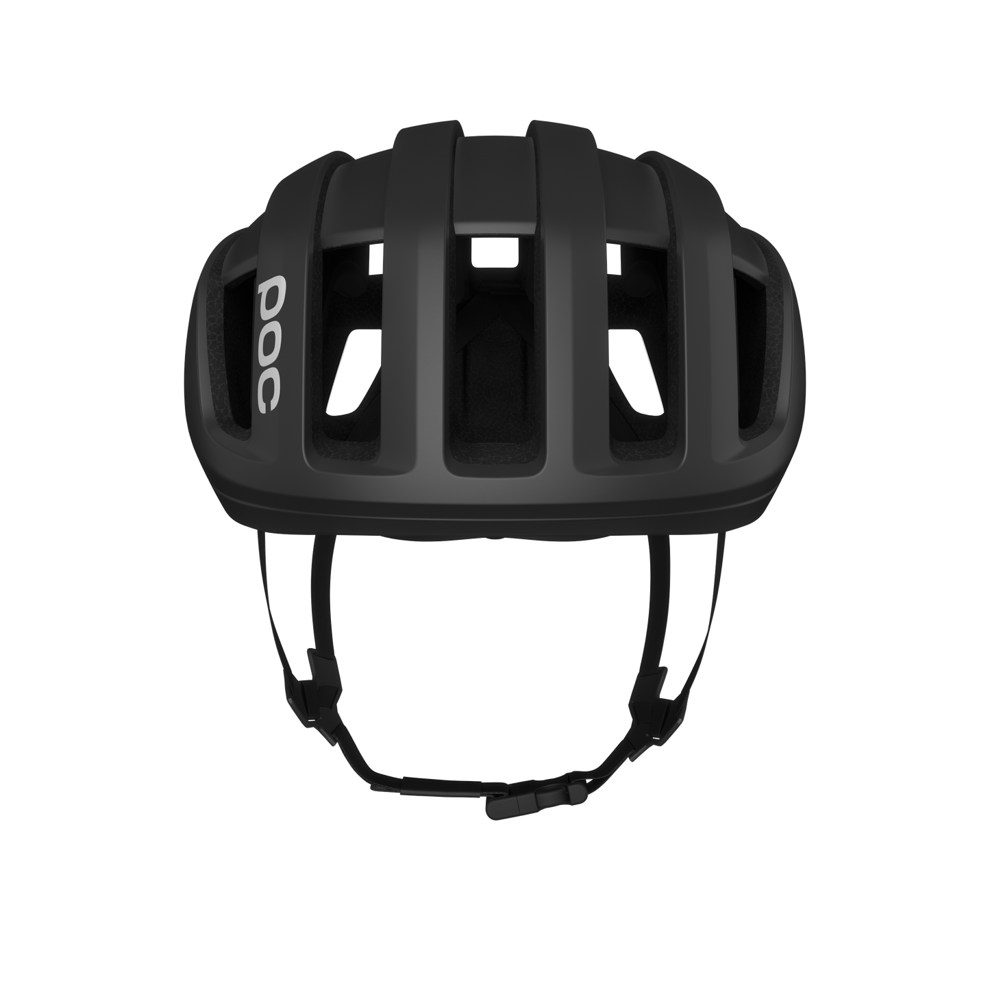 Casco de carretera POC CYTAL MIPS Negro/Blanco Logo mate