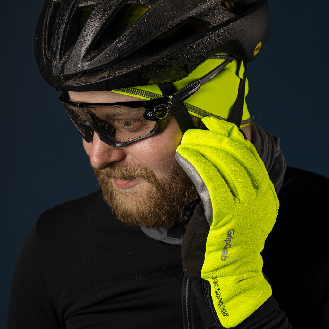 Guantes GRIPGRAB POLARIS 2 IMPERMEABLES DE INVIERNO amarillos
