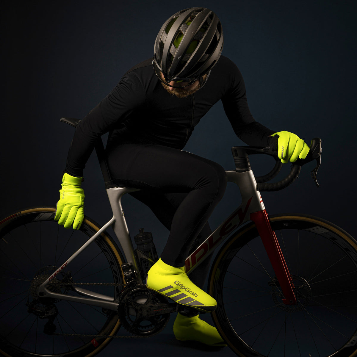 Guantes GRIPGRAB POLARIS 2 IMPERMEABLES DE INVIERNO amarillos
