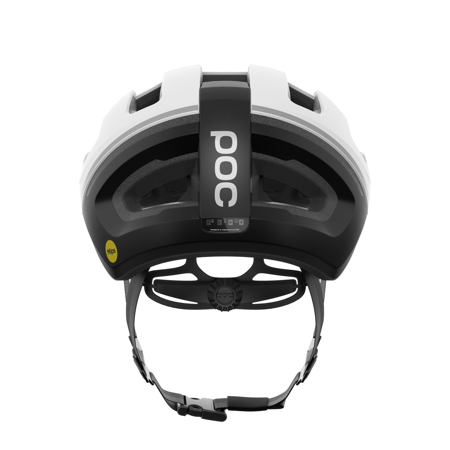 Casco de carretera POC OMNE BEACON MIPS blanco/negro mate