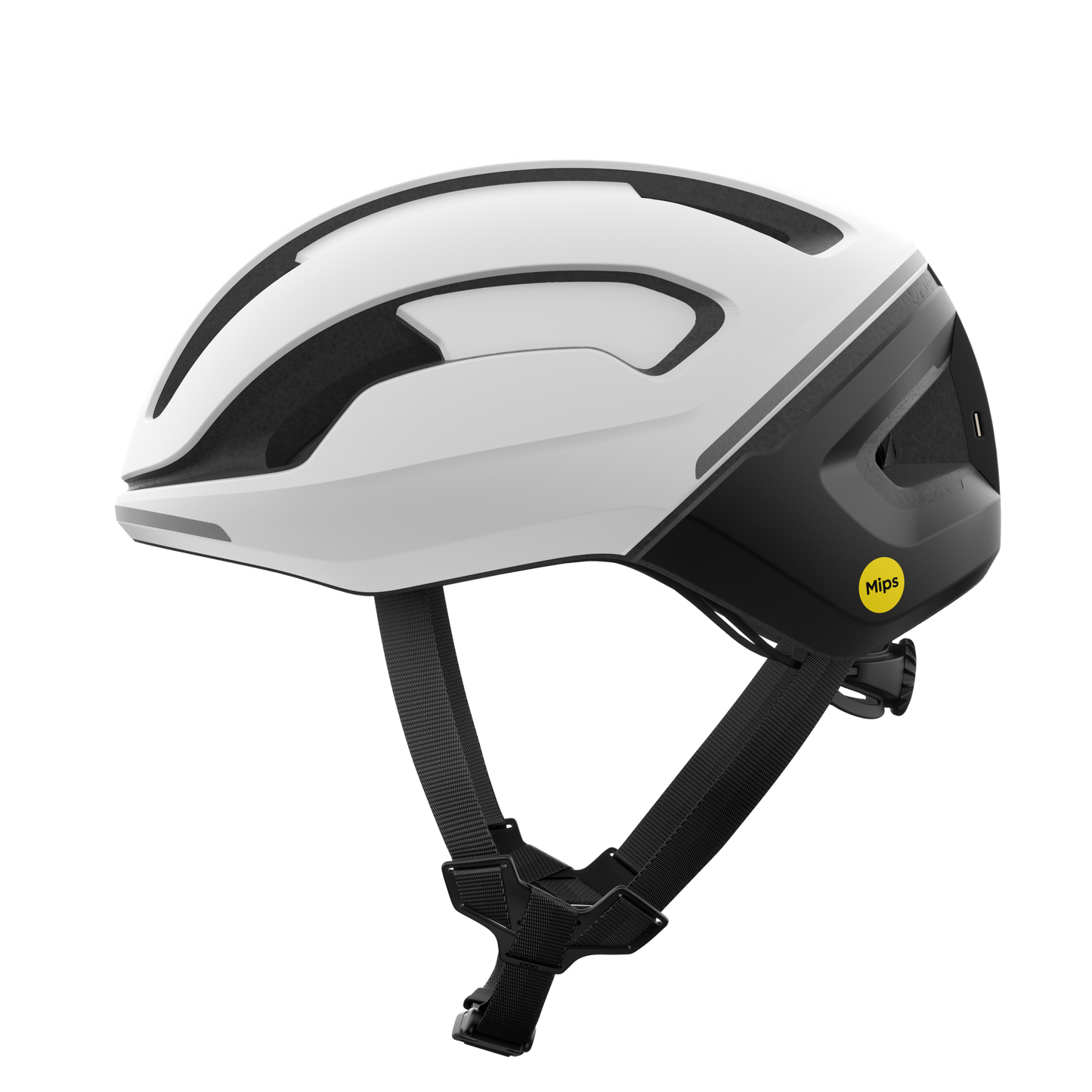Casco de carretera POC OMNE BEACON MIPS blanco/negro mate
