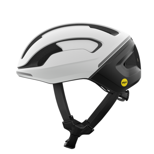 Casco de carretera POC OMNE BEACON MIPS blanco/negro mate
