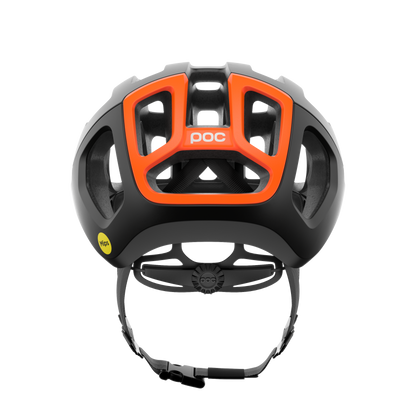 Casco de Carretera POC VENTRAL AIR MIPS Negro/Naranja Flúor Mate