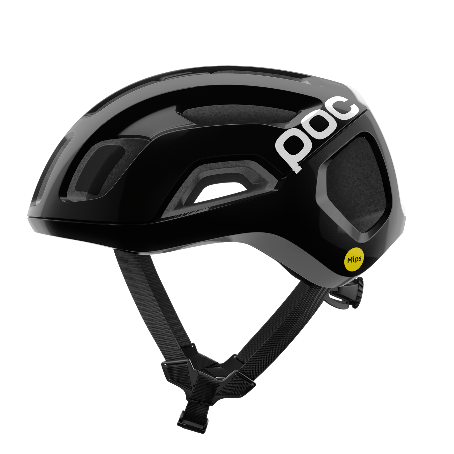POC VENTRAL AIR MIPS Logo Casco Carretera Negro/Blanco Mate