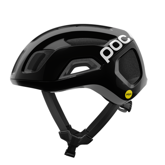 POC VENTRAL AIR MIPS Logo Casco Carretera Negro/Blanco Mate