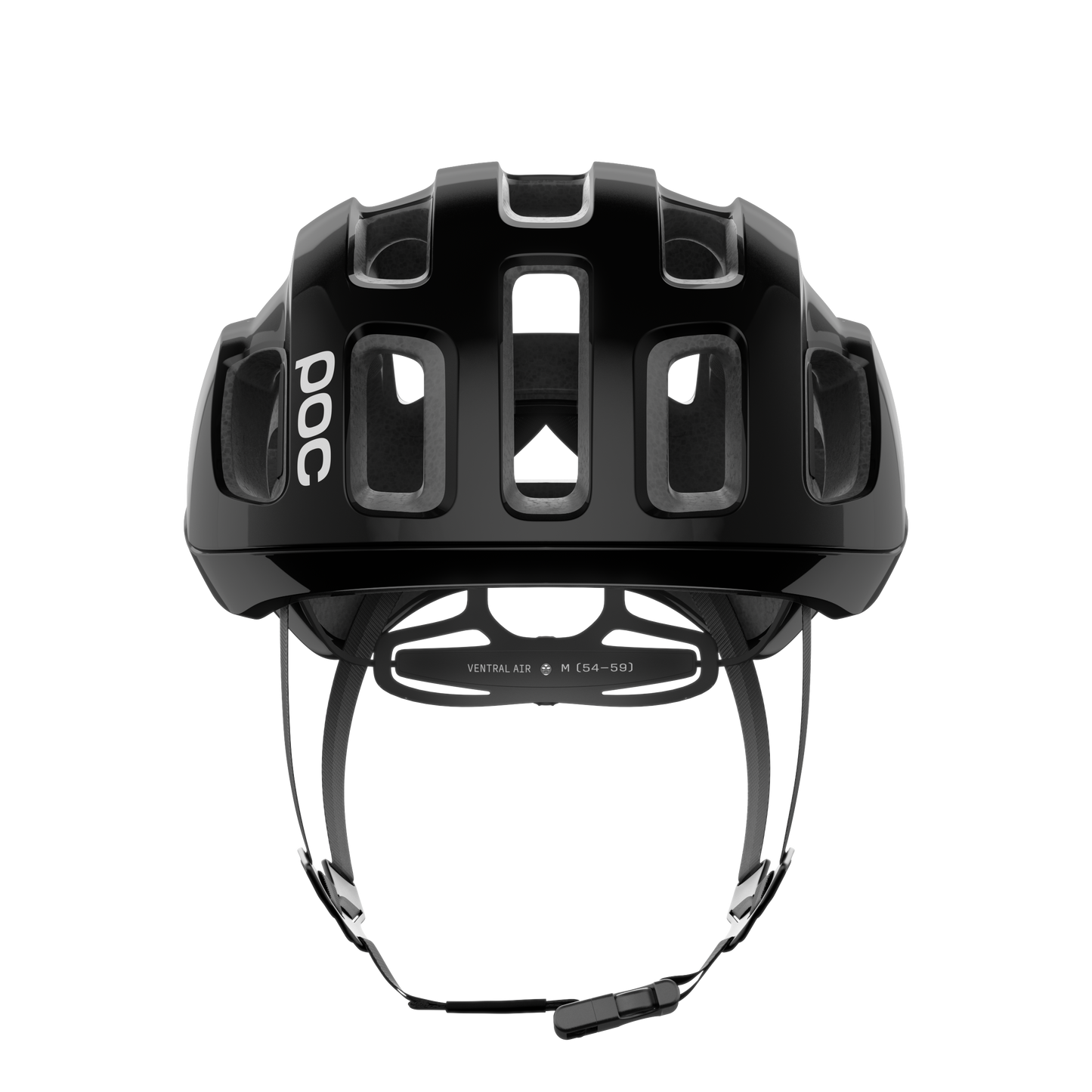 POC VENTRAL AIR MIPS Logo Casco Carretera Negro/Blanco Mate