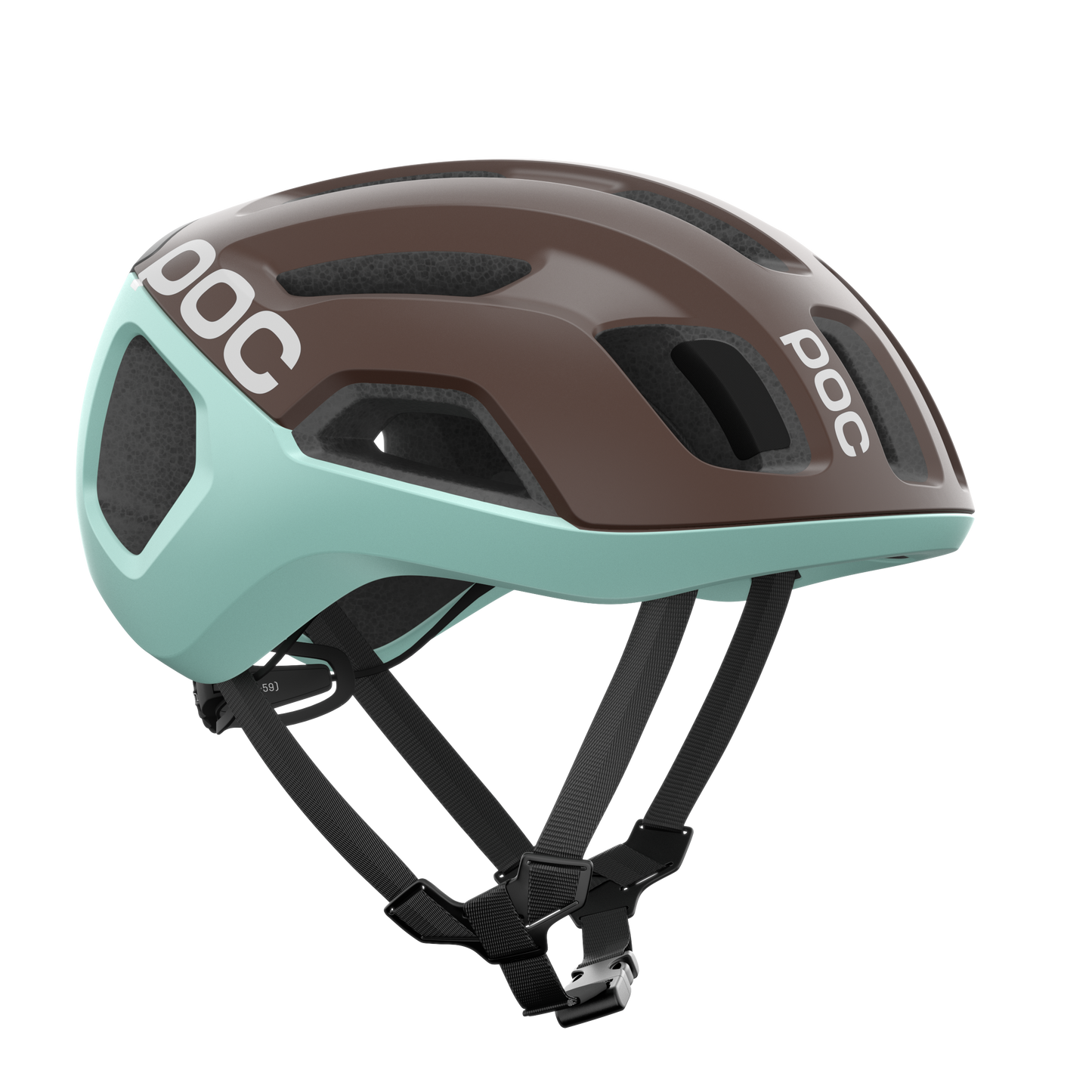 Casco de carretera POC VENTRAL AIR MIPS Marrón/Azul mate