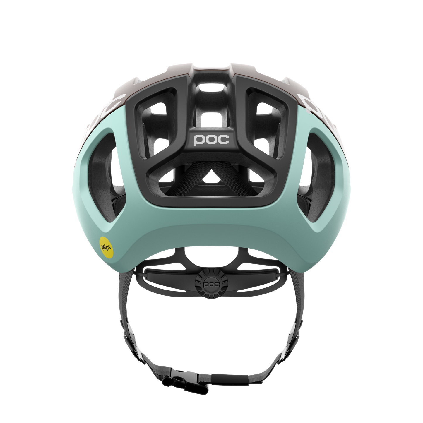 Casco de carretera POC VENTRAL AIR MIPS Marrón/Azul mate