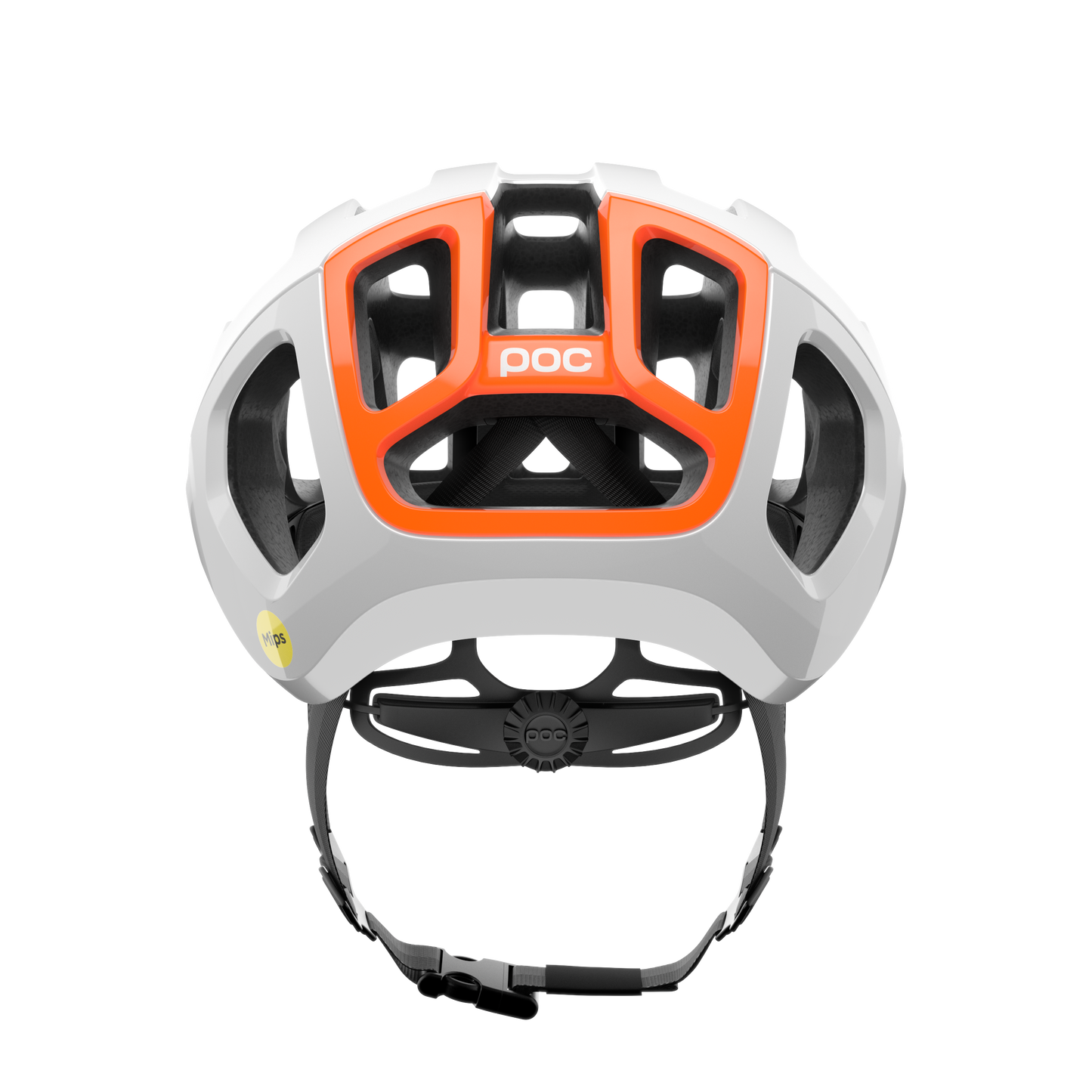 Casco de carretera POC VENTRAL AIR MIPS Blanco/Naranja Fluo