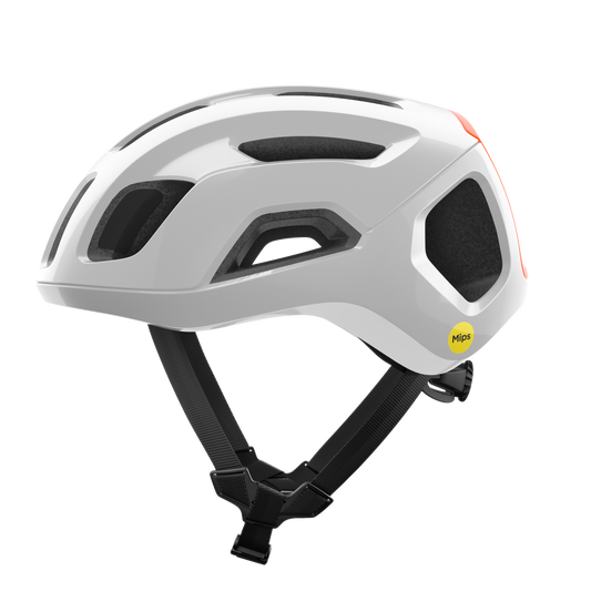 Casco de carretera POC VENTRAL AIR MIPS Blanco/Naranja Fluo