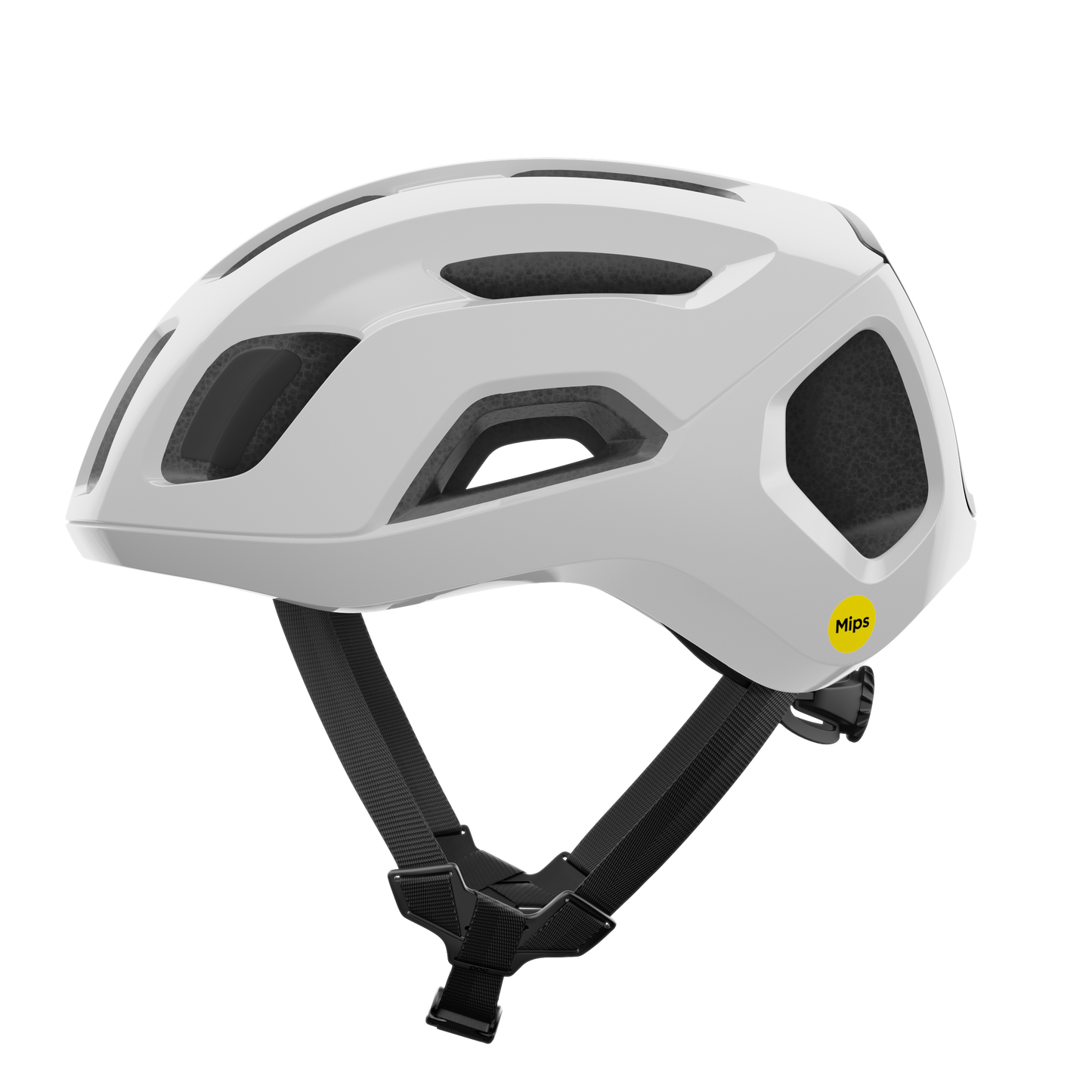 Casco de carretera POC VENTRAL AIR MIPS Blanco/Negro Mate