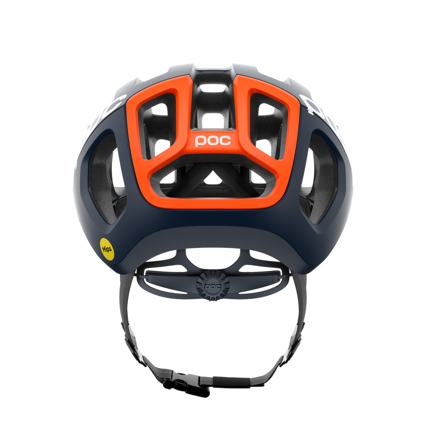 Casco de carretera POC OMNE AIR MIPS Azul marino/naranja mate