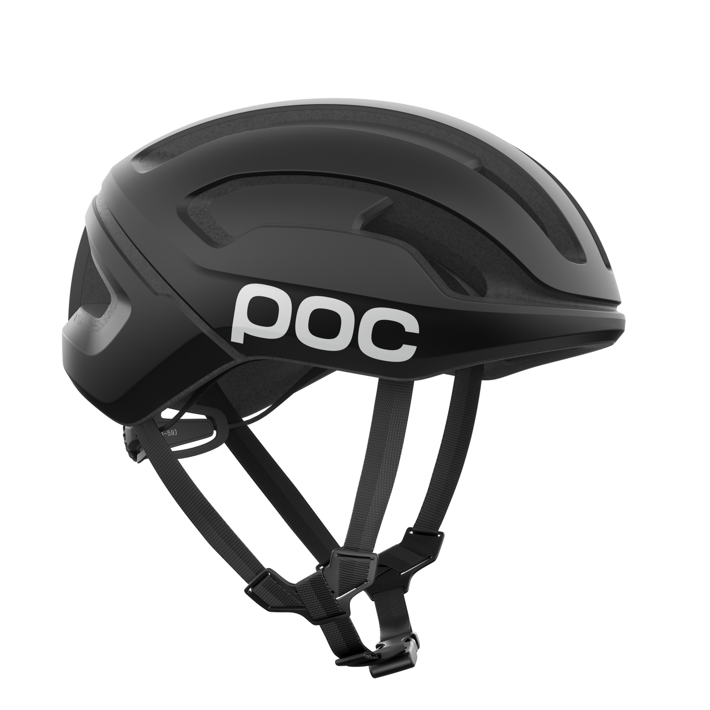 Casco de carretera POC OMNE AIR MIPS Logo Negro Mate/Blanco