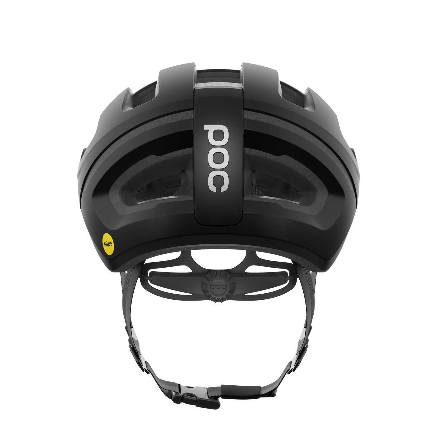 Casco de carretera POC OMNE AIR MIPS Logo Negro Mate/Blanco