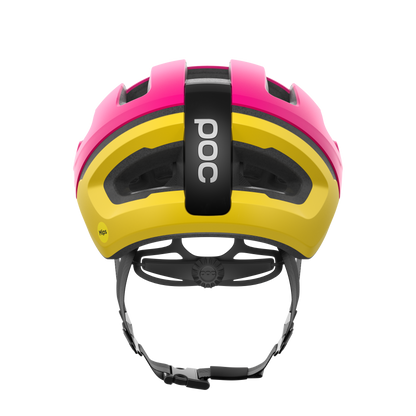 Casco de Carretera POC OMNE AIR MIPS Logo Rosa/Amarillo