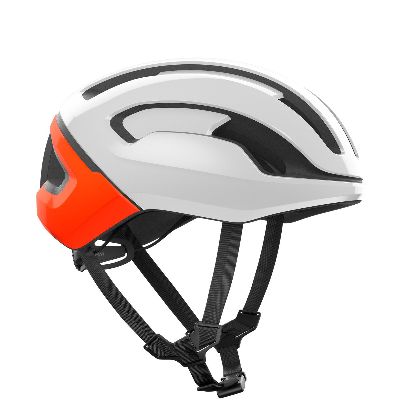 Casco de carretera POC OMNE AIR MIPS Blanco/Naranja Fluo