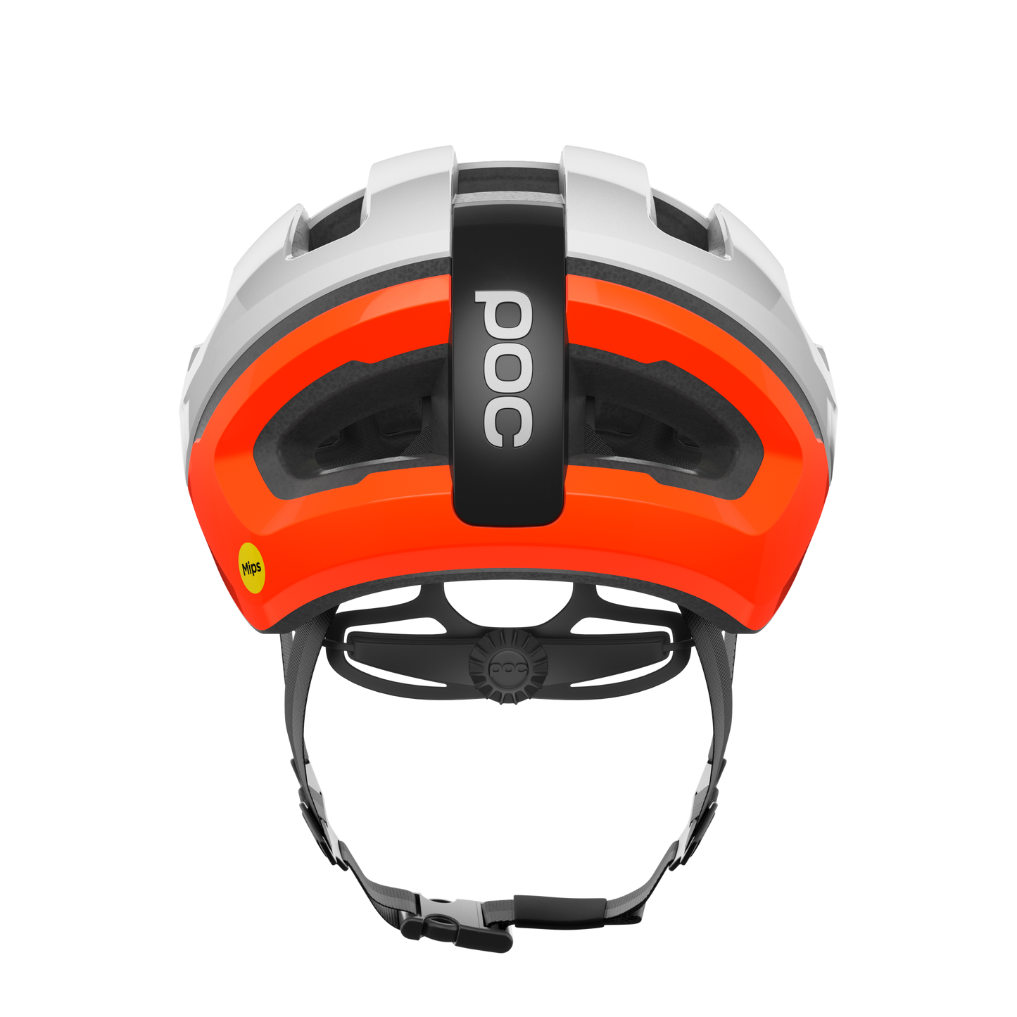 Casco de carretera POC OMNE AIR MIPS Blanco/Naranja Fluo