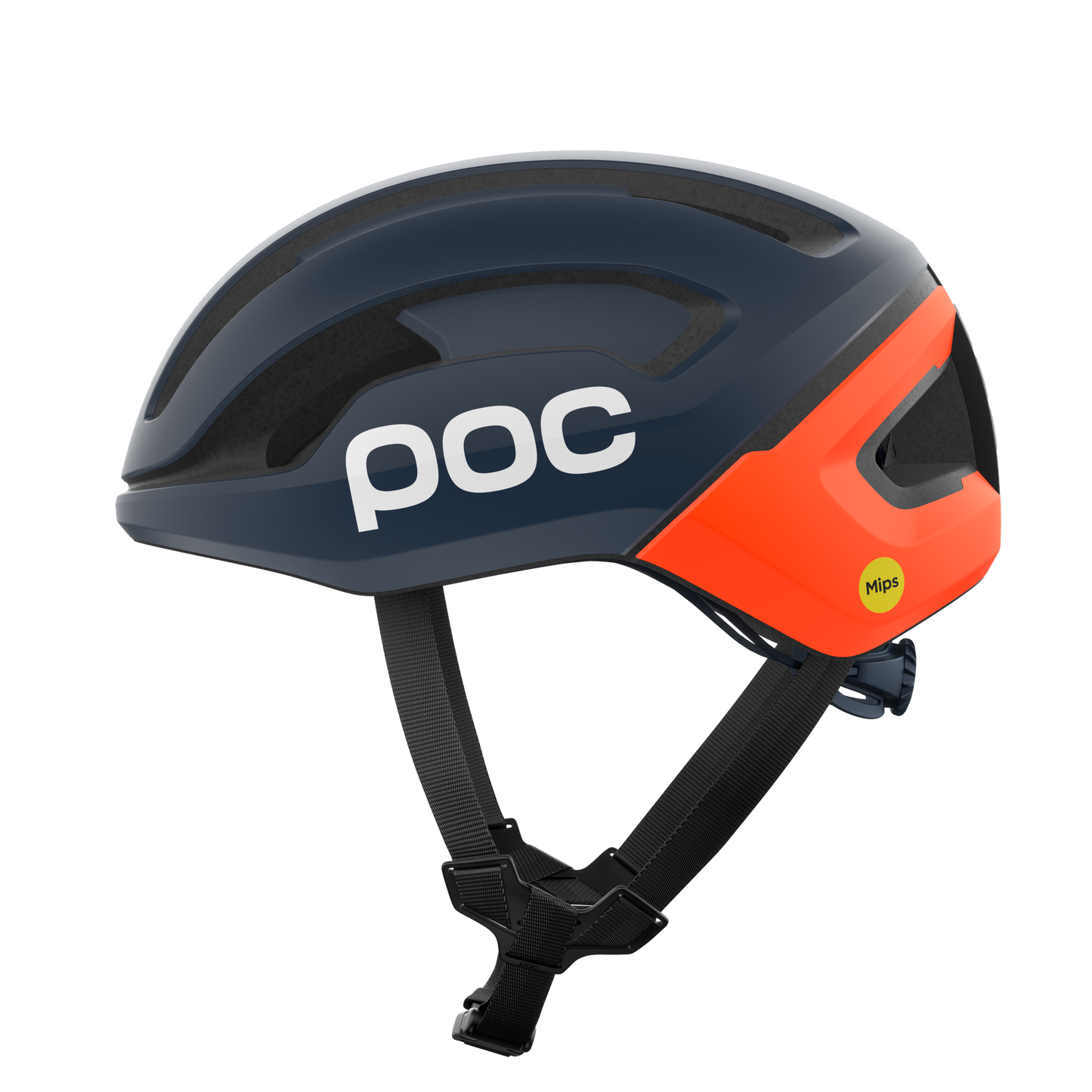 Casco de carretera POC OMNE AIR MIPS Azul marino/naranja mate