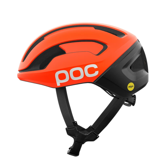 Casco de carretera POC OMNE BEACON MIPS Naranja/Negro Mate