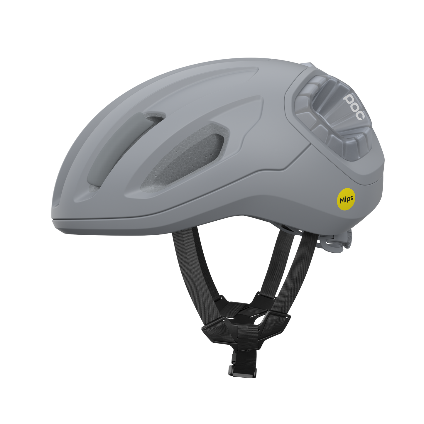 Casco de carretera POC AMIDAL MIPS Gris mate