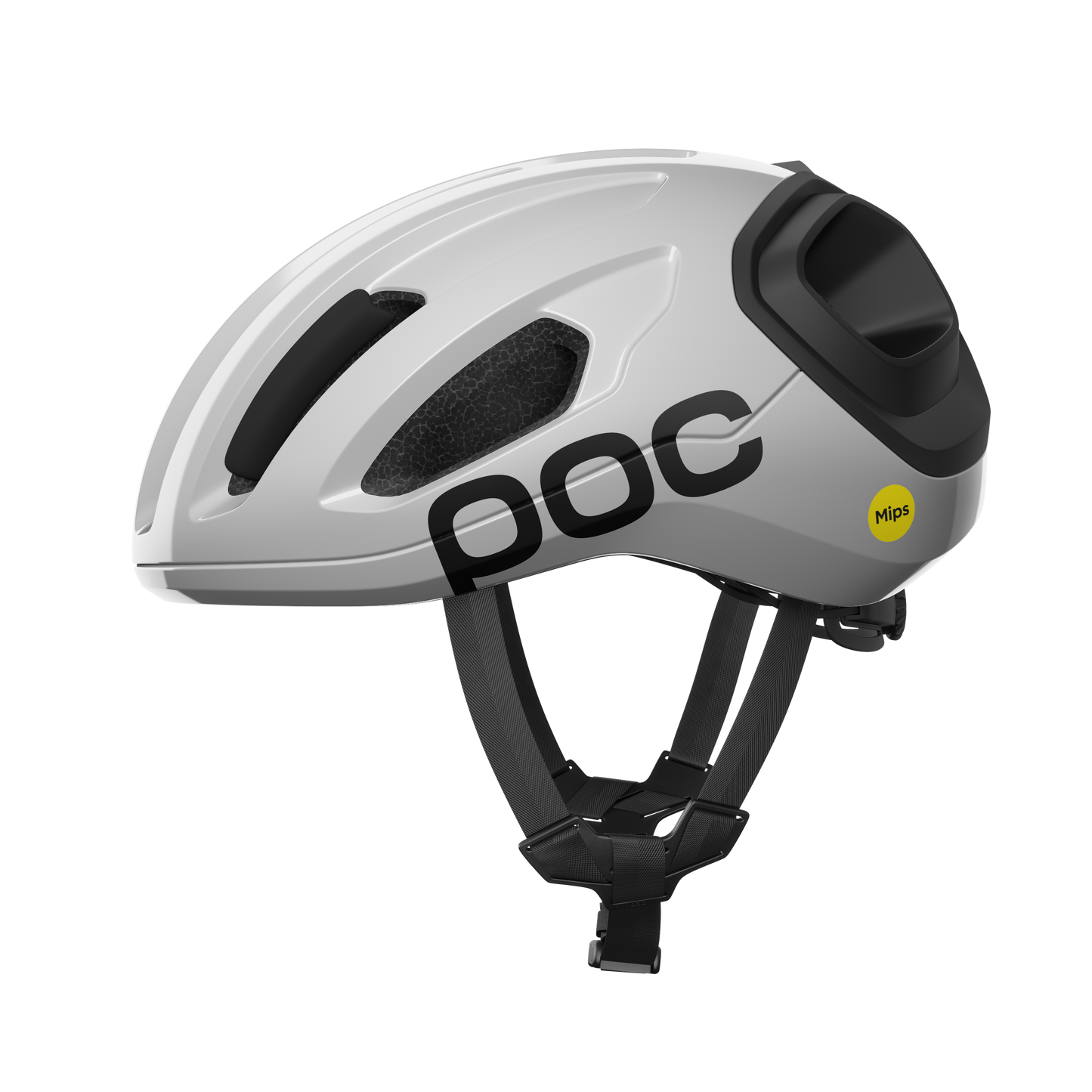 Casco de carretera POC AMIDAL MIPS Blanco/Negro Mate