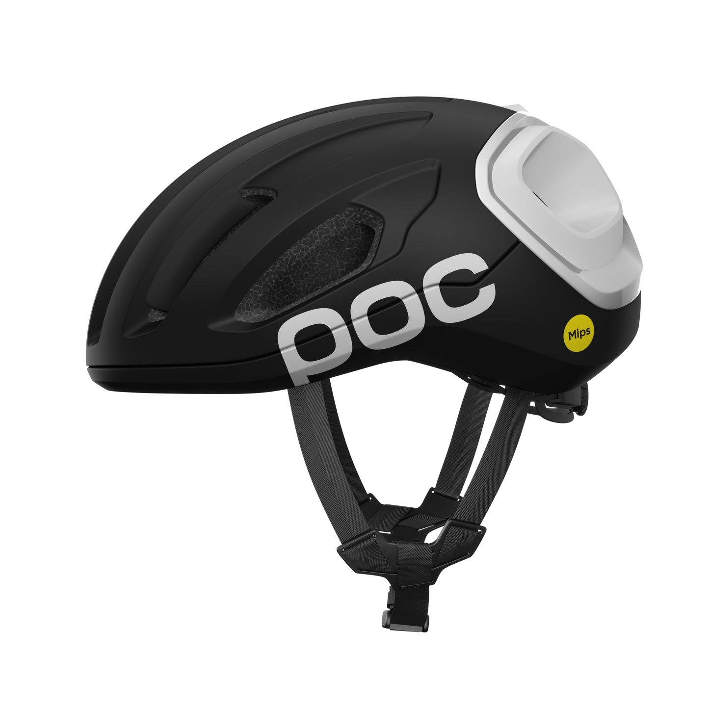 Casco de carretera POC AMIDAL MIPS Negro Mate/Blanco