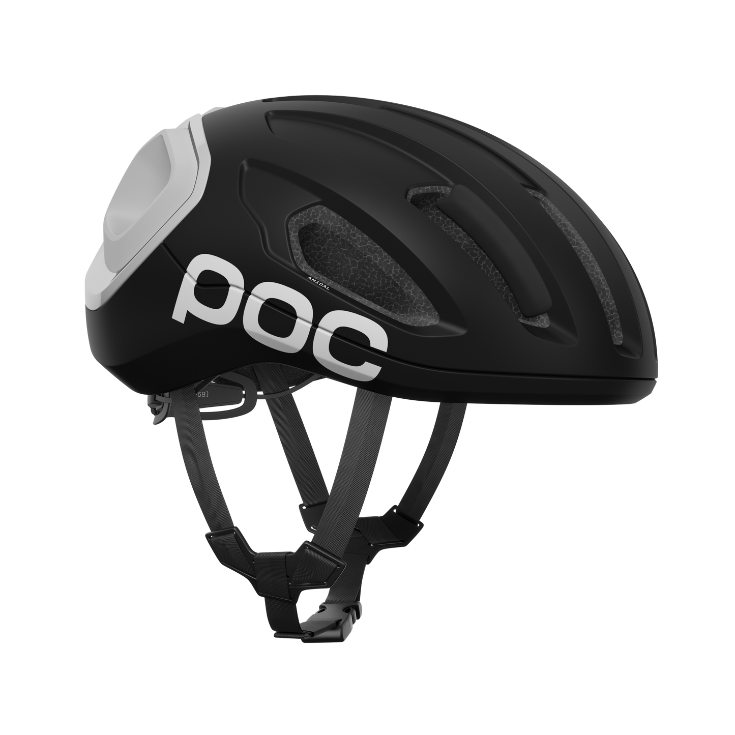 Casco de carretera POC AMIDAL MIPS Negro Mate/Blanco
