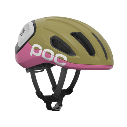 Casco de Carretera POC AMIDAL MIPS Caqui/Rosa Matt