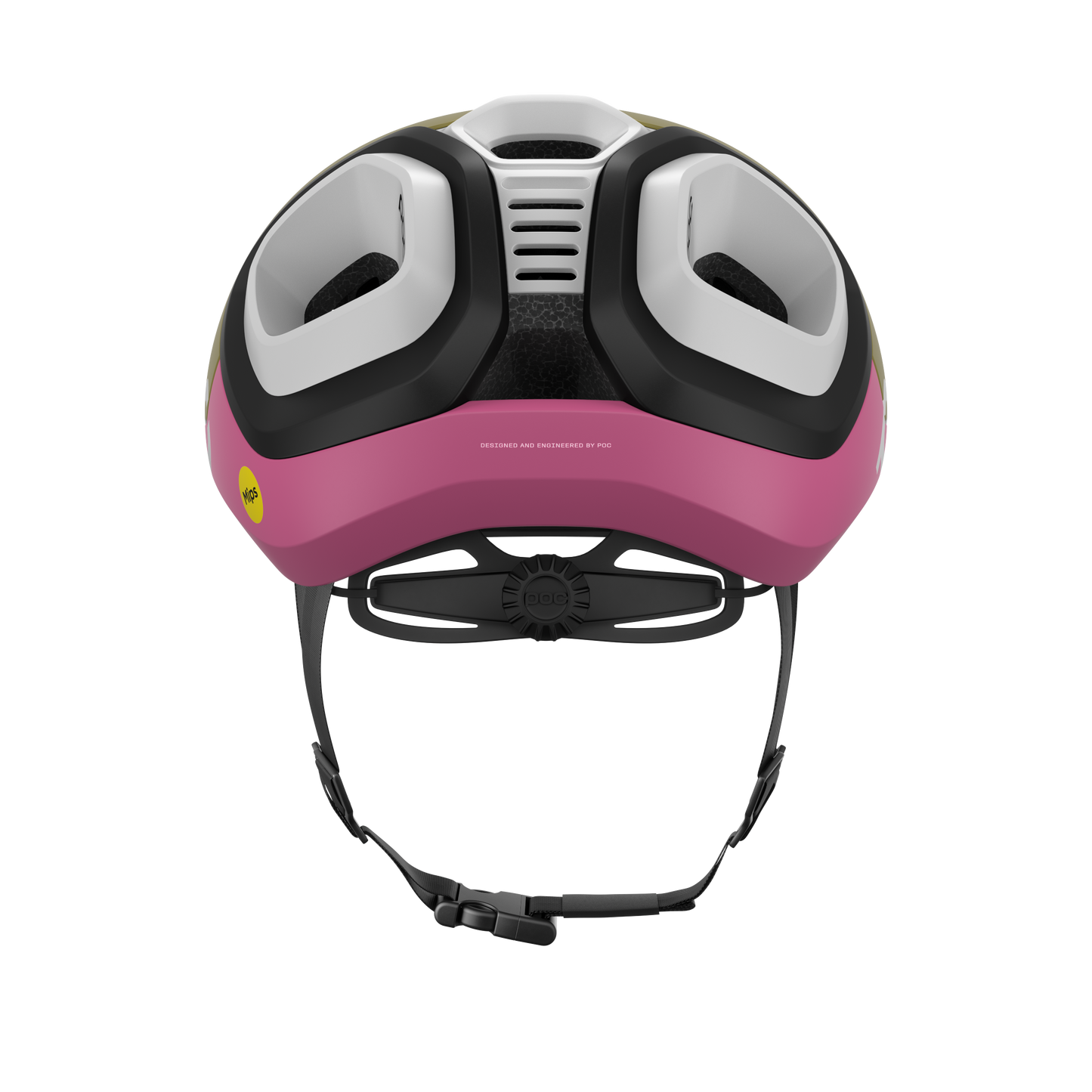 Casco de carretera POC AMIDAL MIPS Caqui/Rosa mate