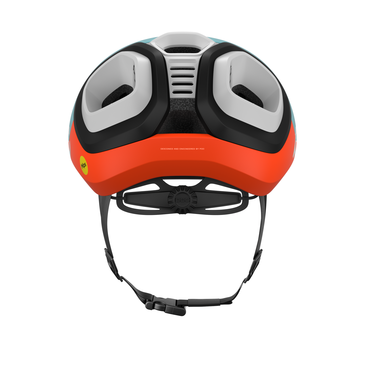 Casco de carretera POC AMIDAL MIPS Azul/Naranja Mate