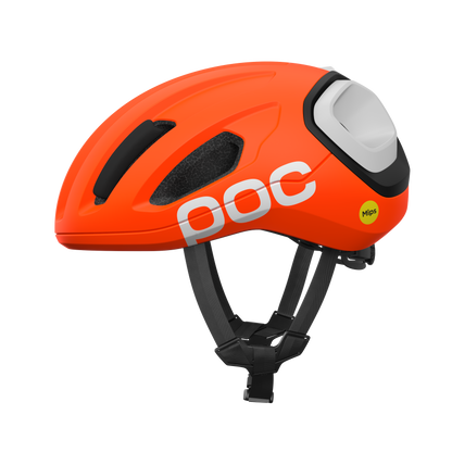 Casco de carretera POC AMIDAL Naranja Mate/Negro Mate/Blanco Mate