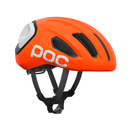Casco de carretera POC AMIDAL Naranja Mate/Negro Mate/Blanco Mate