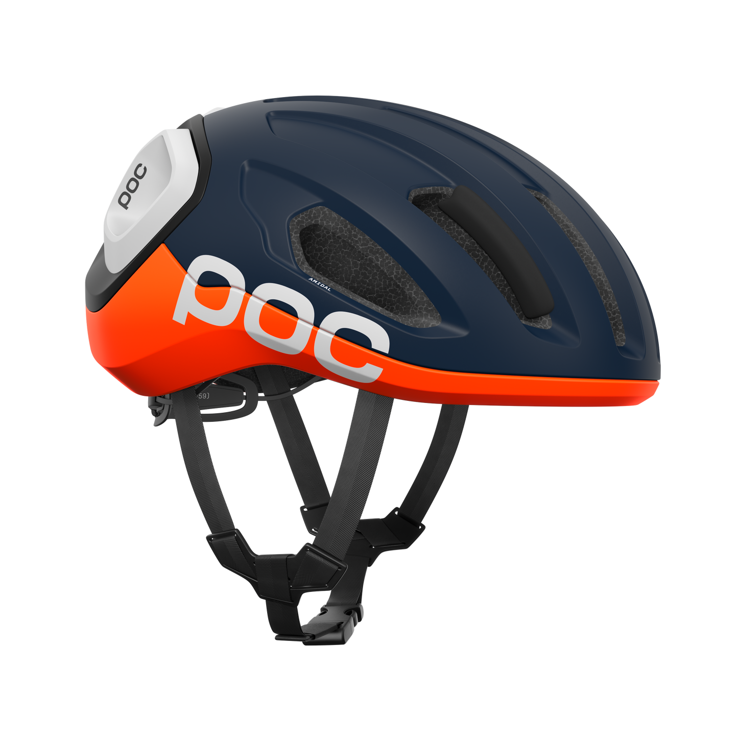 Casco de Carretera POC AMIDAL Marino/Naranja/Blanco Mate
