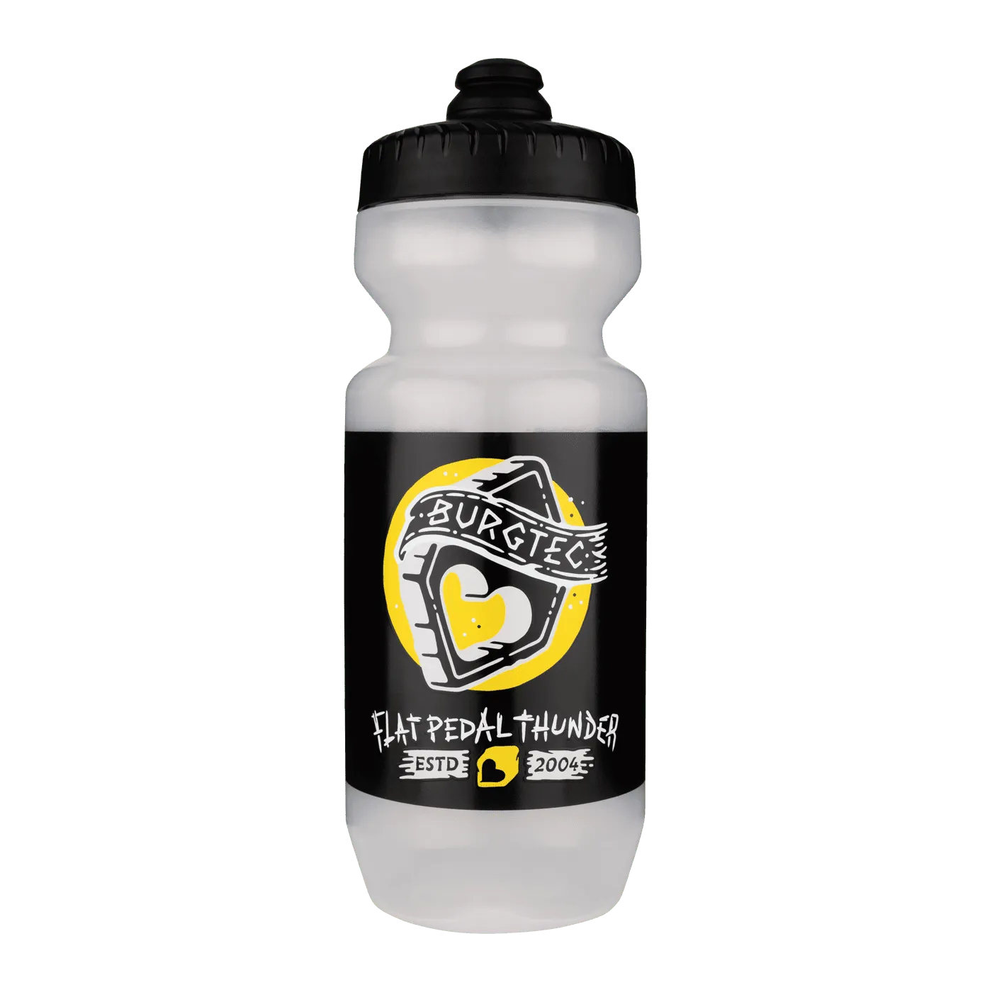 BURGTEC GUZZLE Botella Trueno Pedal Plano Transparente