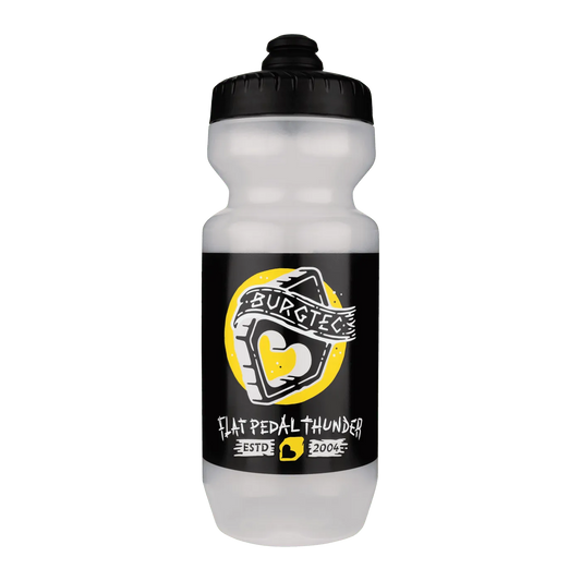 BURGTEC GUZZLE Botella Trueno Pedal Plano Transparente