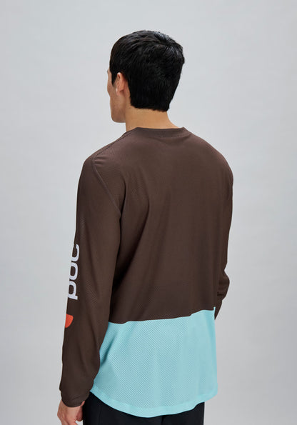 Maillot POC MOTION AIR Mangas Largas Bronce/Azul