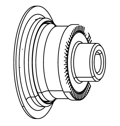 Puntera de Eje de Rueda Trasera ZIPP Cognition lado transmisión Shimano HG #11.2018.033.002