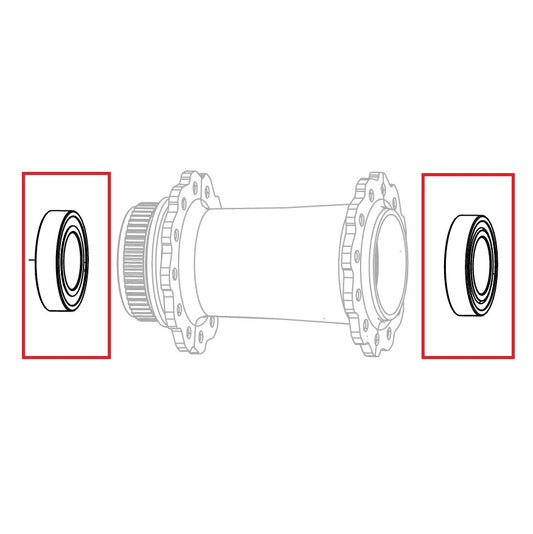 Rodamiento ZIPP COGNITION NSW DISC BRAKE Delantero/Trasero 61903 (x2) #11.2018.052.002
