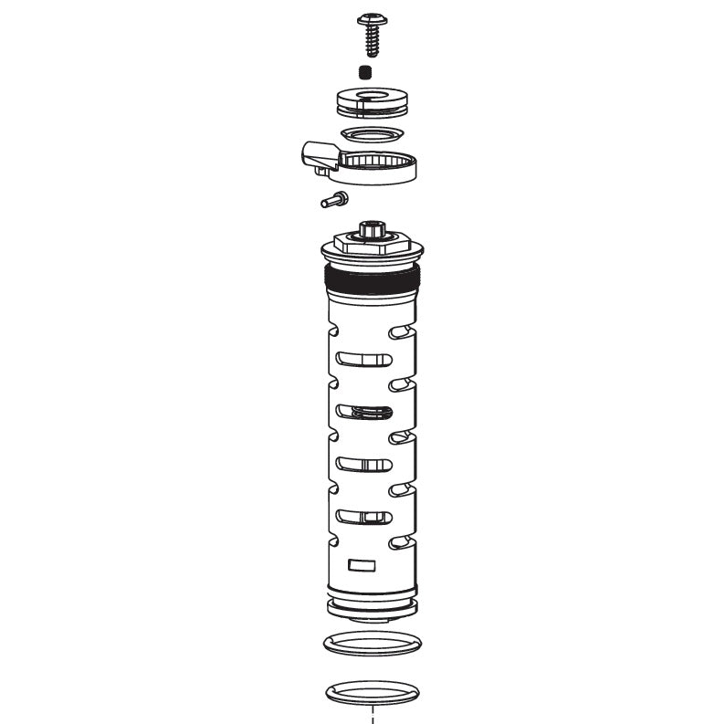 Cartucho de compresión ROCKSHOX Remote 17 mm MOCO RLR 180 mm (POPLOC/PUSHLOC) #11.4015.415.070
