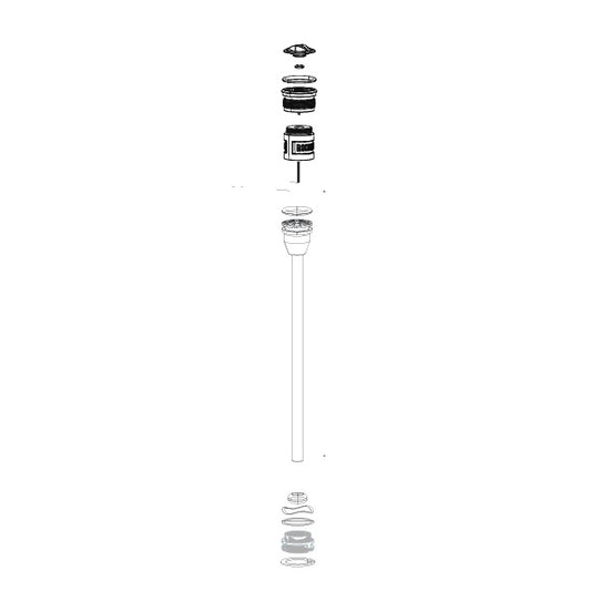 Kit completo de muelle neumático SOLO AIR ROCKSHOX de 150 mm para ruedas de 27,5"/29" #11.4018.010.229