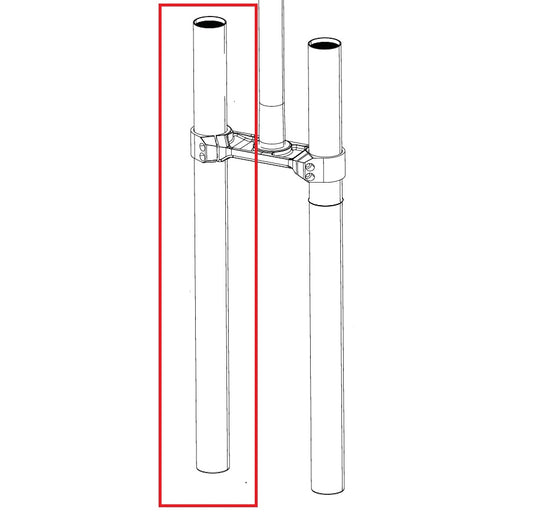 Pitón recto para horquilla ROCKSHOX BOXXER D1 (2024+)