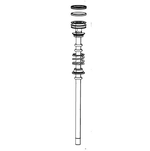 Kit de eje neumático DEBONAIR+ ROCKSHOX 100 mm-29" para SID 35 D1 #11.4018.111.037