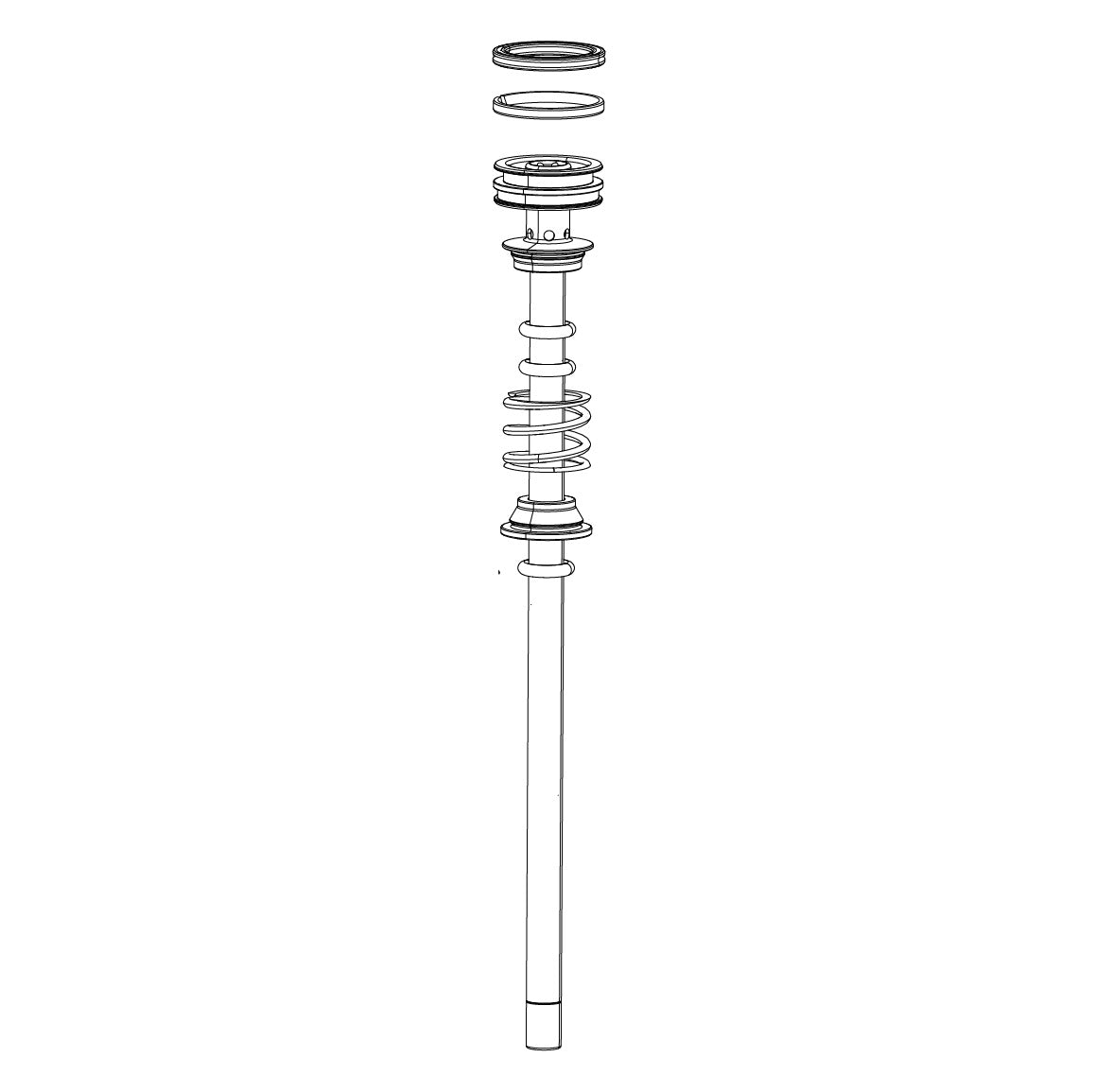Debonair ROCKSHOX Kit de pistón 120mm-29 - SID 35MM D1+ (2024+)