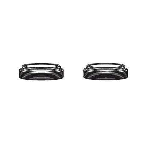 Kit de retenes externos ROCKSHOX de 32 mm sin reborde (x20) para horquilla SID/BLUTO, negro, #11.4018.028.010