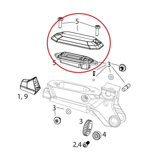 Kit funda palanca freno SRAM MAVEN Ultimate/Plata/Bronce