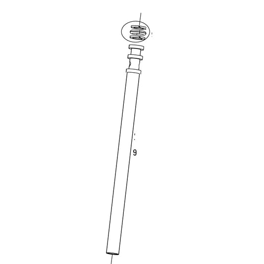 Pistón principal y vástago para tija de sillín ROCKSHOX REVERB A1-A2 420x100mm #11.6818.018.010