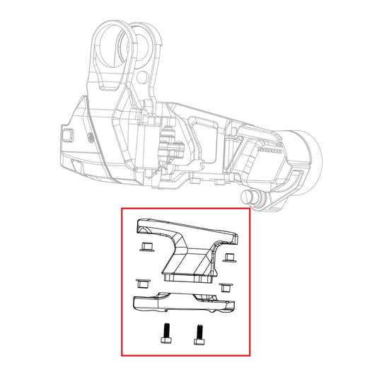 SRAM RED XPLR AXS E1 Kit de eslabones del cuerpo del desviador