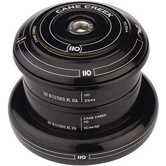 Juego de dirección CANE CREEK 110 Tapered , 1 1/8"-1.5", ZS44/28.6/H8 | EC44/40, corto, negro