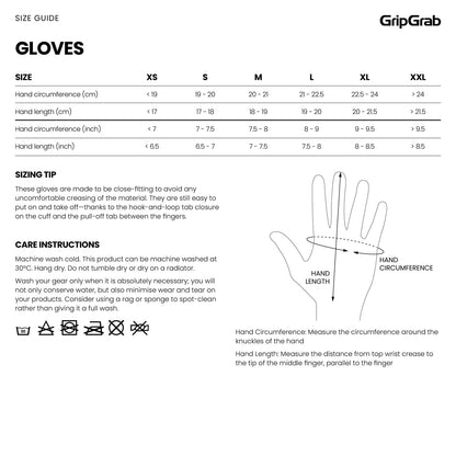 Guantes Cortos GRIPGRAB RIDE RC MAX Negro